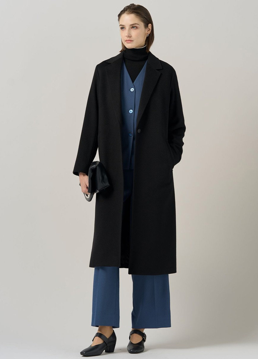 純喀舍米爾經典徹斯特大衣  